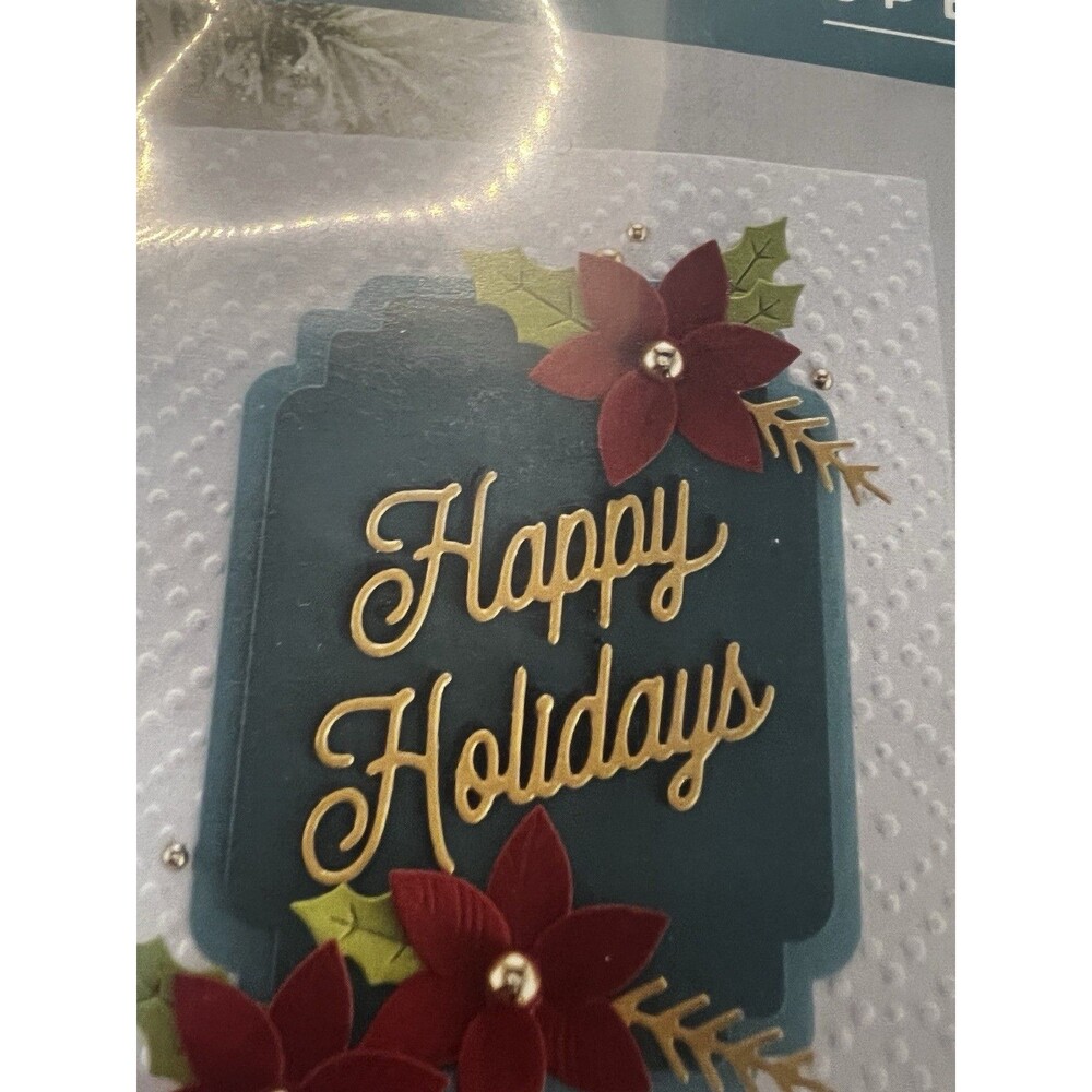 Spellbinders Card Kit Of The Month 2007 holiday motif bonus bd-0709 air merry
